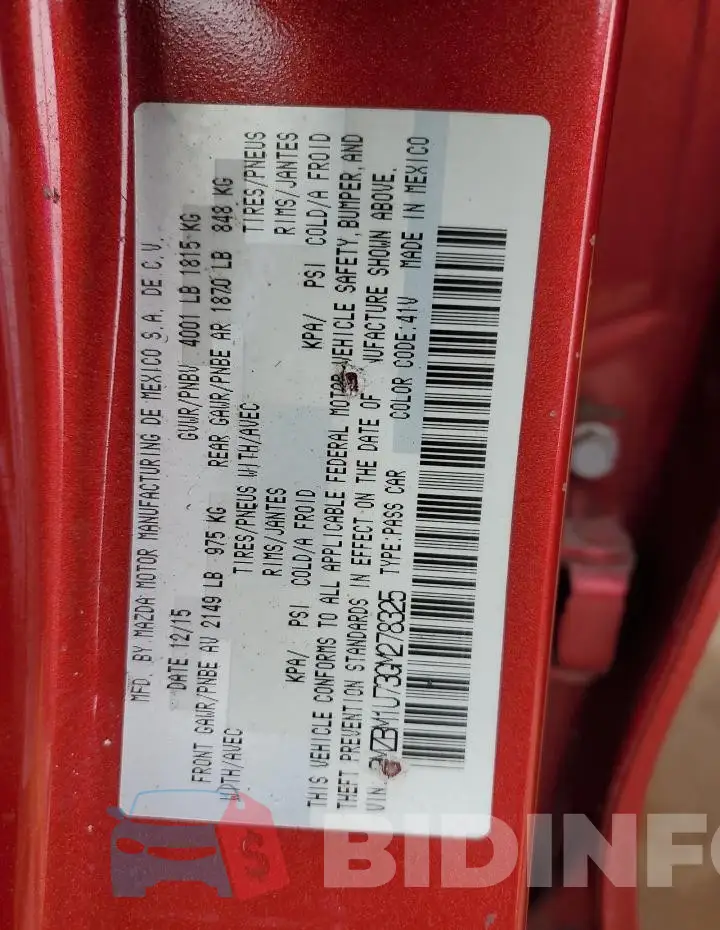 3MZBM1U73GM278325 Photo# 12