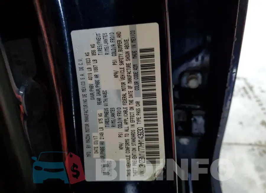 3MZBN1V77HM143930 Photo# 12