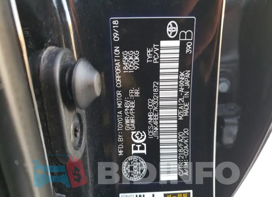 JTNK4RBE7K3021872 Photo# 12