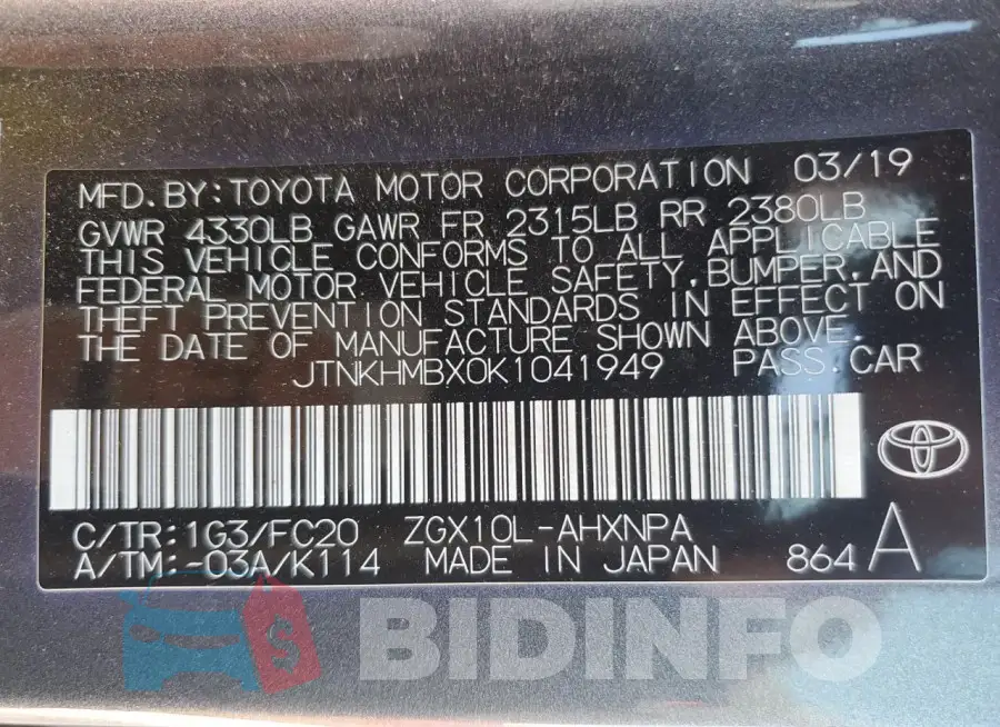 JTNKHMBX0K1041949 Photo# 13