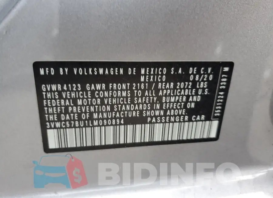 3VWC57BU1LM090894 Photo# 12