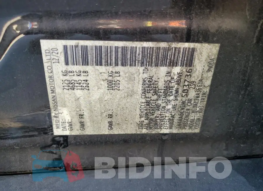 1N4AA6CV1MC503736 Photo# 12