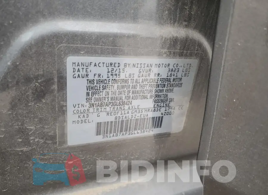 3N1AB7AP3GL638424 Photo# 12