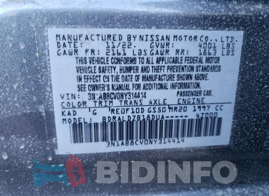3N1AB8CV0NY314414 Photo# 13