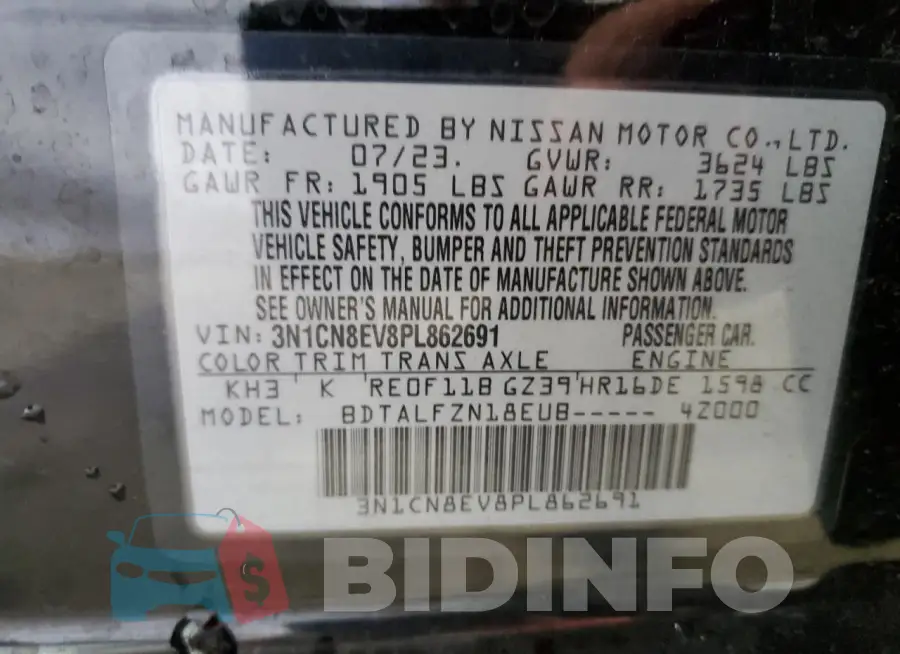 3N1CN8EV8PL862691 Photo# 13