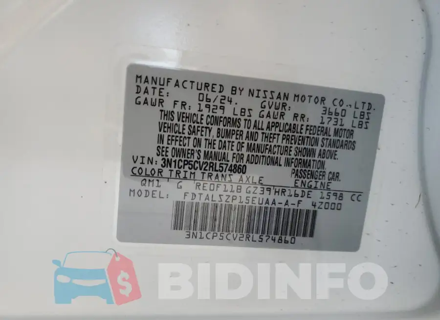 3N1CP5CV2RL574860 Photo# 13