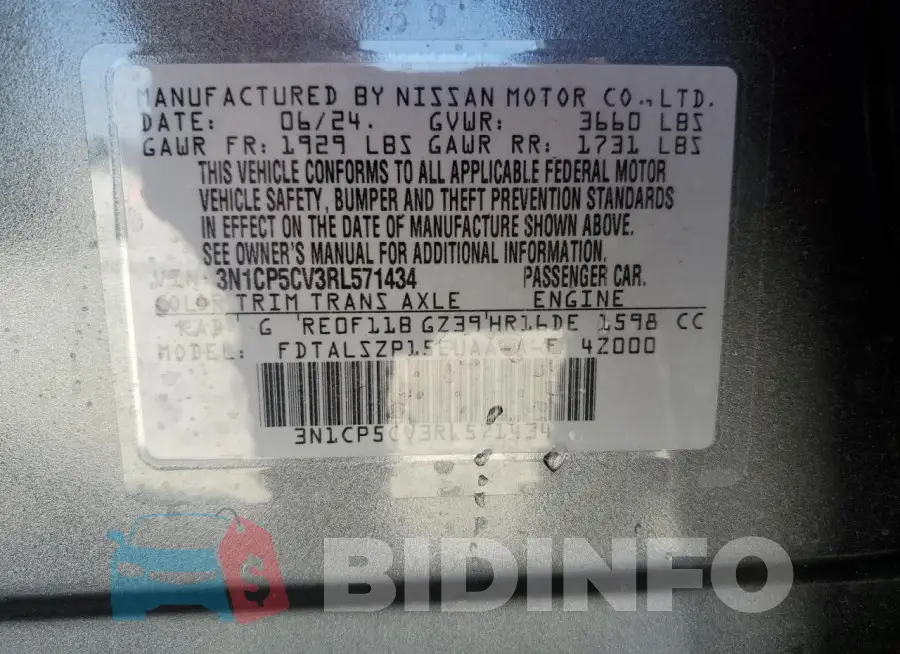 3N1CP5CV3RL571434 Photo# 12