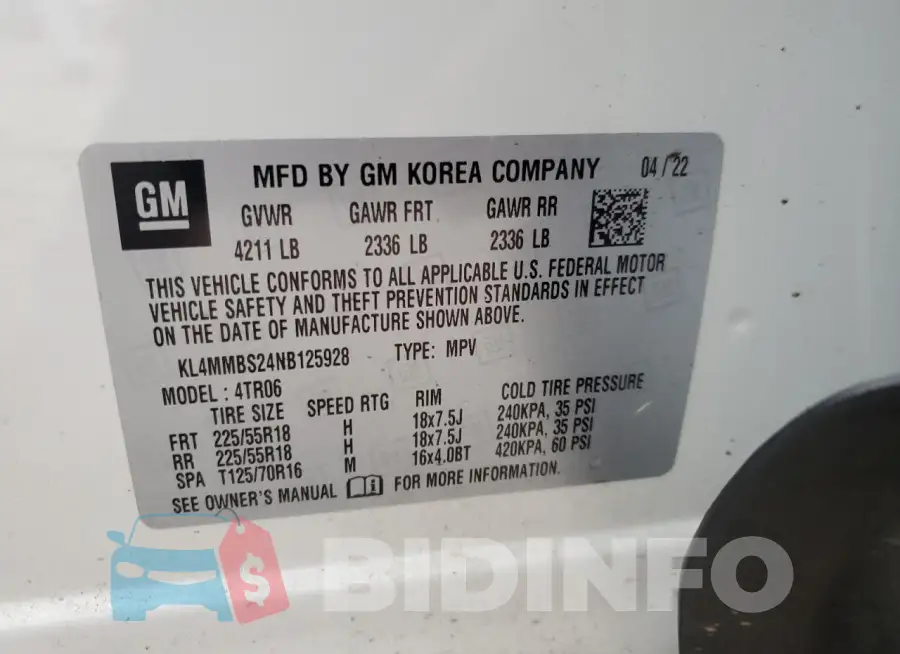 KL4MMBS24NB125928 Photo# 14