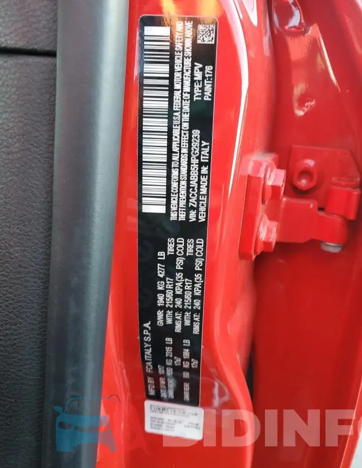 ZACCJABB5HPG29239 Photo# 13