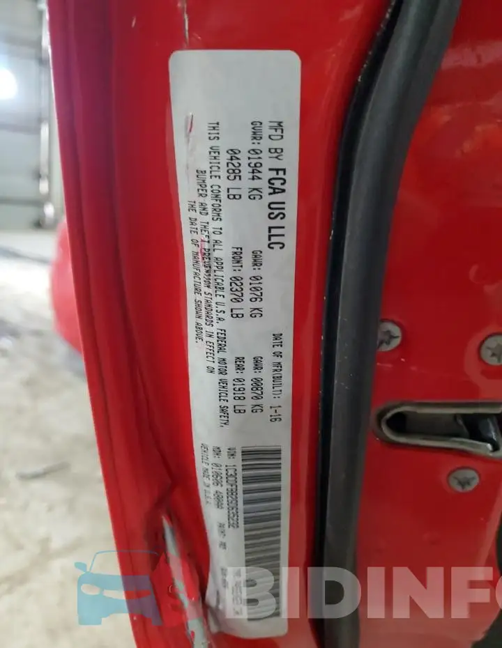 1C3CDFBB2GD635232 Photo# 12