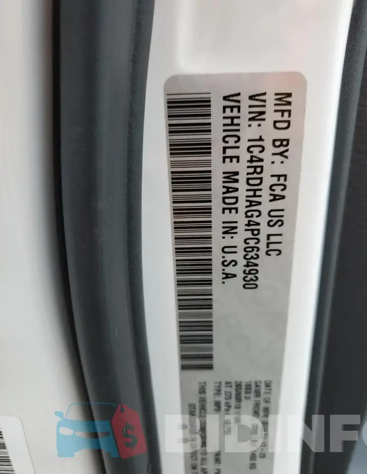 1C4RDHAG4PC634930 Photo# 13