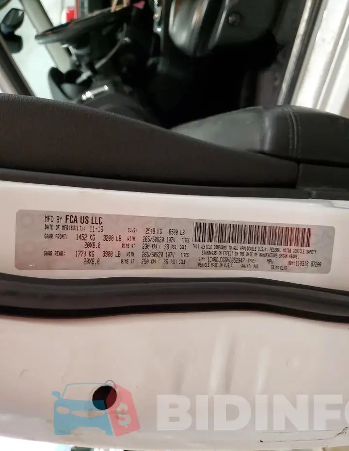 1C4RDJDG6HC652947 Photo# 13