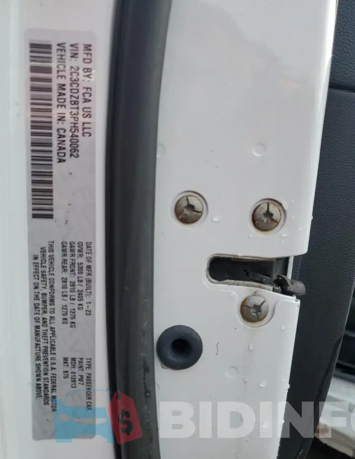 2C3CDZBT3PH540062 Photo# 12