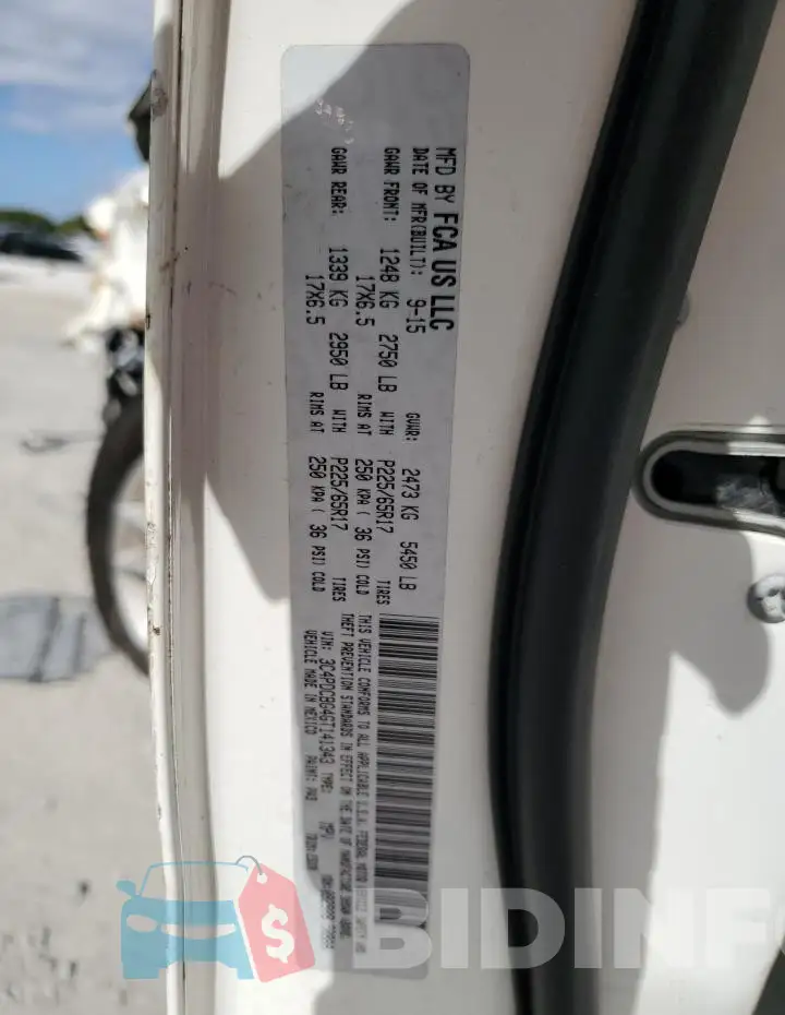 3C4PDCBG4GT141343 Photo# 14