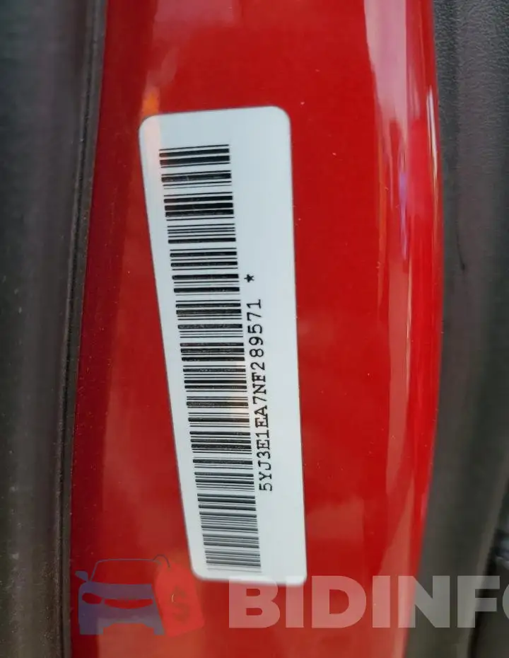5YJ3E1EA7NF289571 Photo# 12