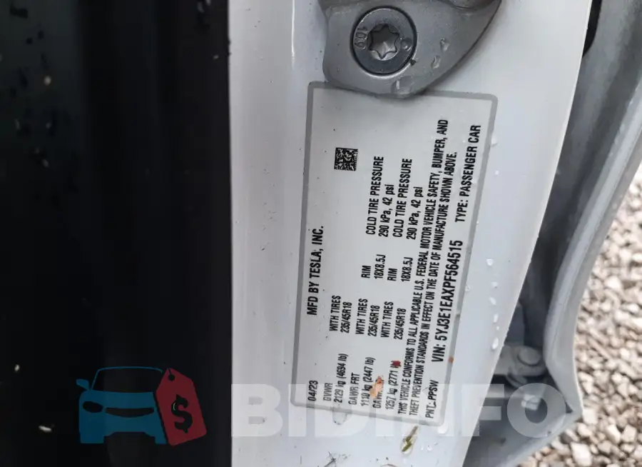 5YJ3E1EAXPF564515 Photo# 12