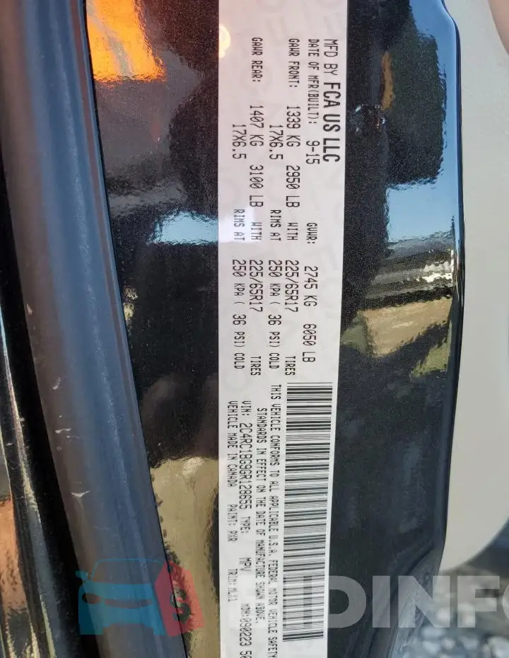 2C4RC1BG9GR128655 Photo# 13