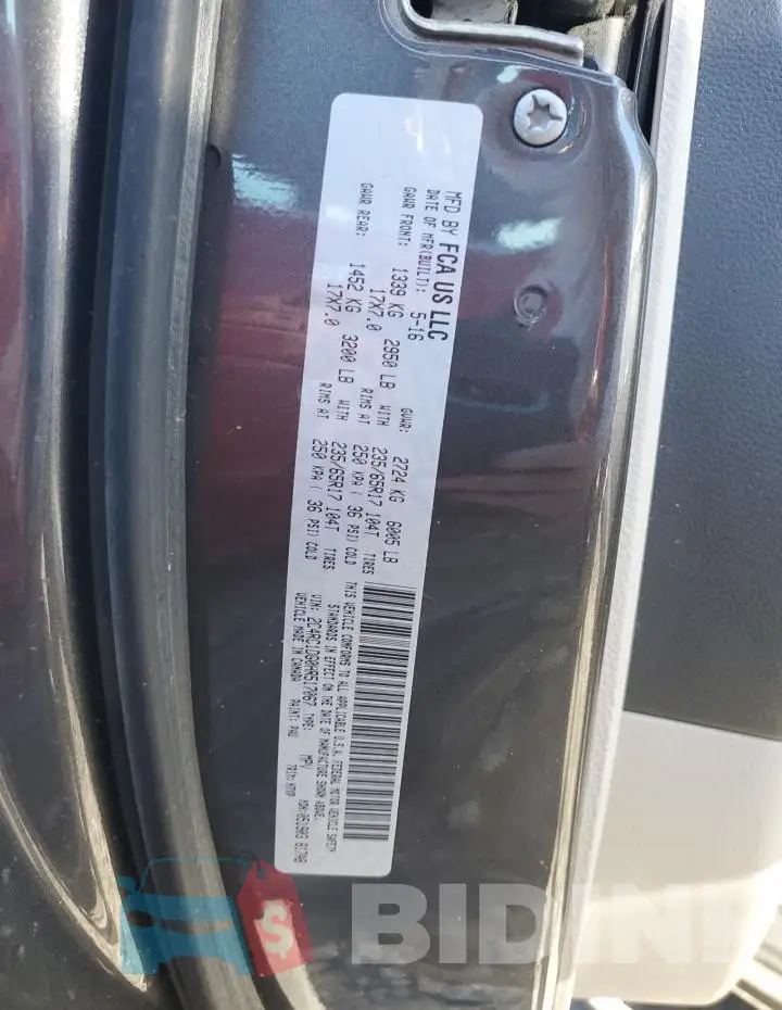 2C4RC1DG0HR517067 Photo# 13