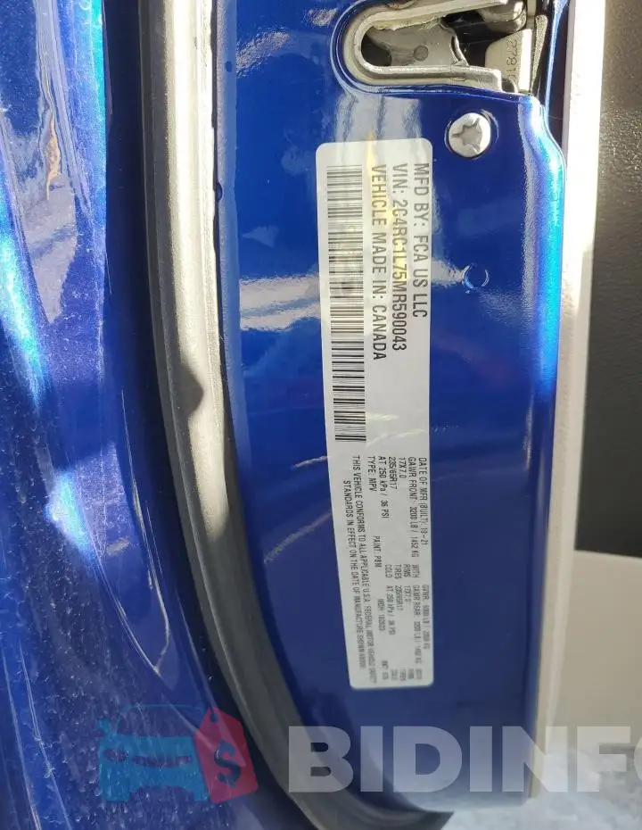 2C4RC1L75MR590043 Photo# 13