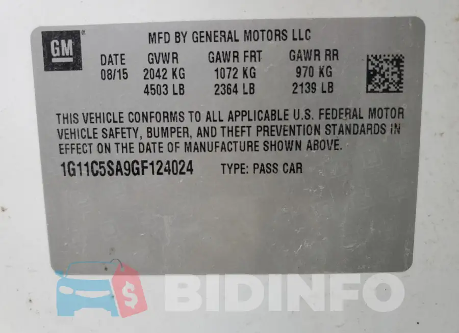 1G11C5SA9GF124024 Photo# 12