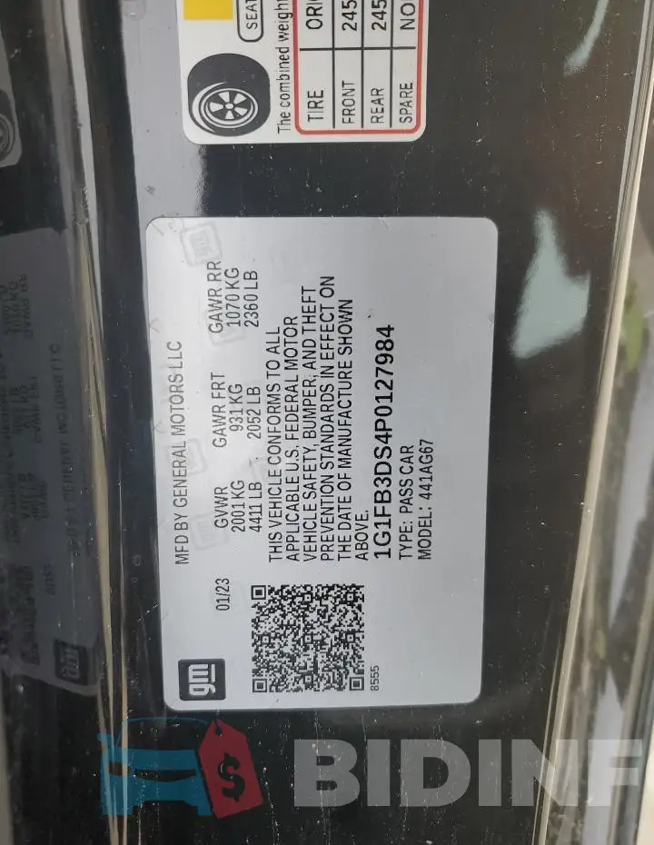 1G1FB3DS4P0127984 Photo# 12