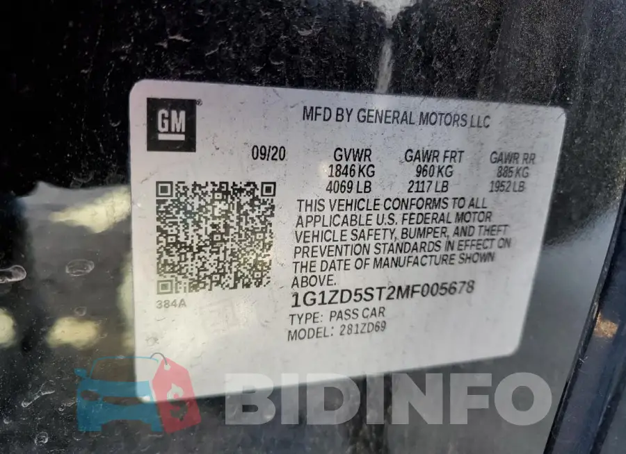 1G1ZD5ST2MF005678 Photo# 12