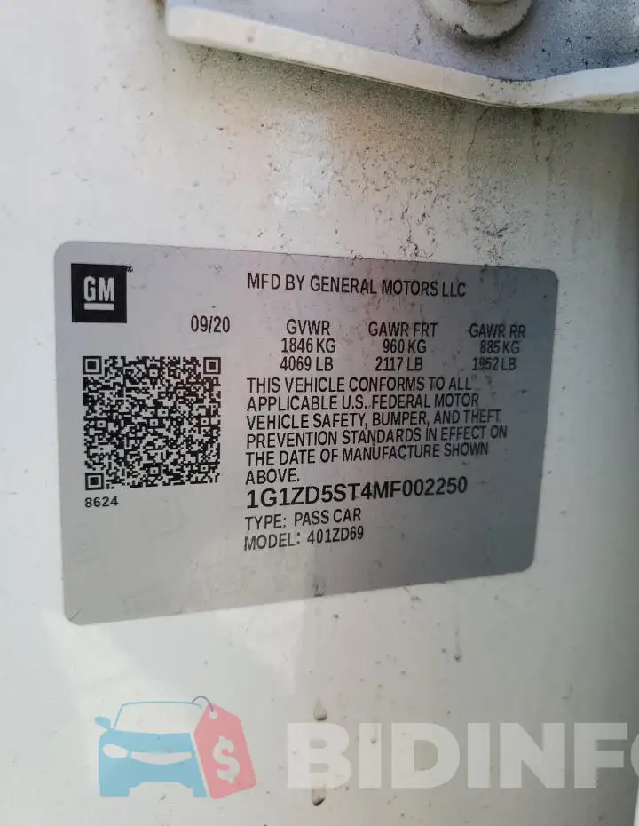 1G1ZD5ST4MF002250 Photo# 12