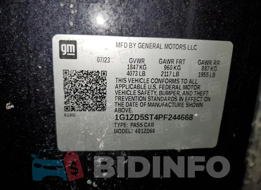 1G1ZD5ST4PF244668 Photo# 12