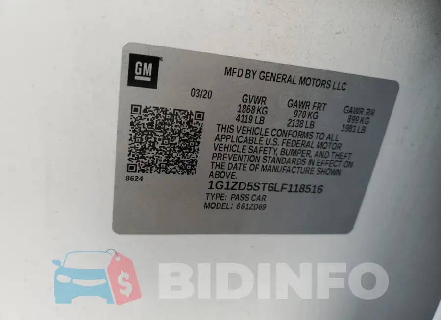 1G1ZD5ST6LF118516 Photo# 12