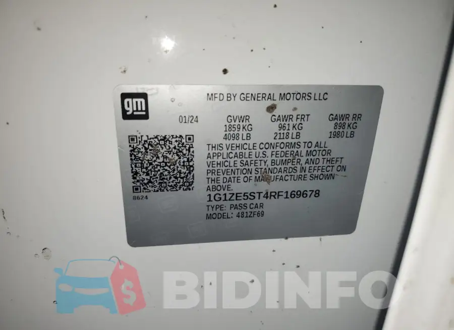 1G1ZE5ST4RF169678 Photo# 12