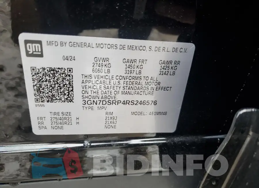 3GN7DSRP4RS246576 Photo# 13