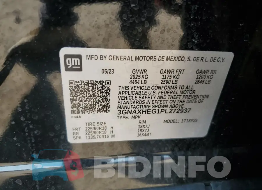 3GNAXHEG1PL272937 Photo# 14