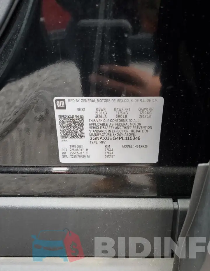 3GNAXUEG4PL115346 Photo# 13