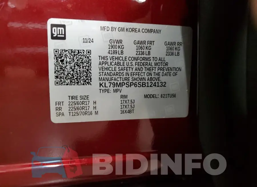 KL79MPSP6SB124132 Photo# 14