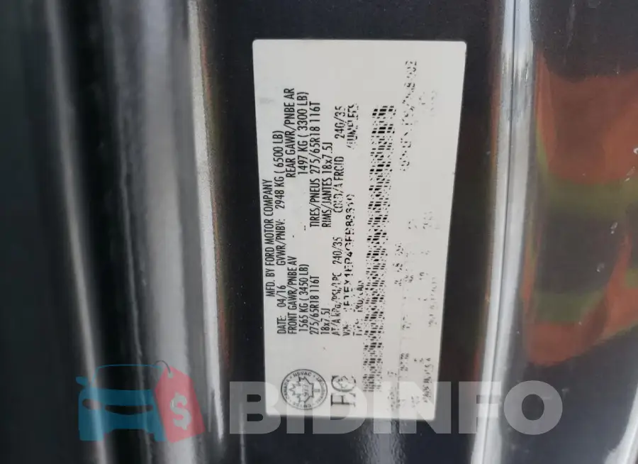 1FTEX1EP4GFB88610 Photo# 12