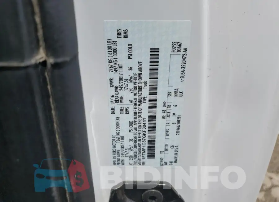 1FTMF1C87GKF30441 Photo# 12