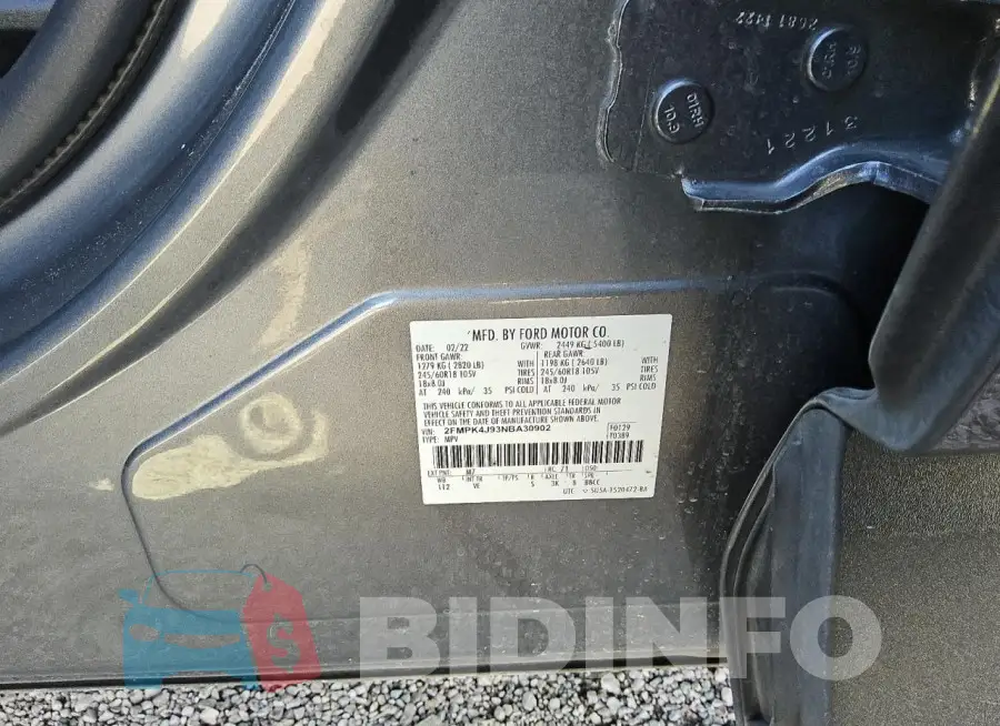 2FMPK4J93NBA30902 Photo# 12