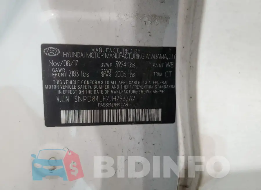 5NPD84LF2JH293762 Photo# 13