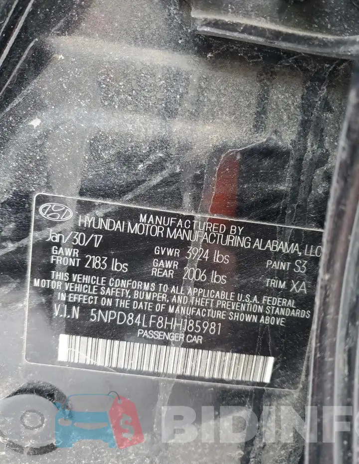 5NPD84LF8HH185981 Photo# 12