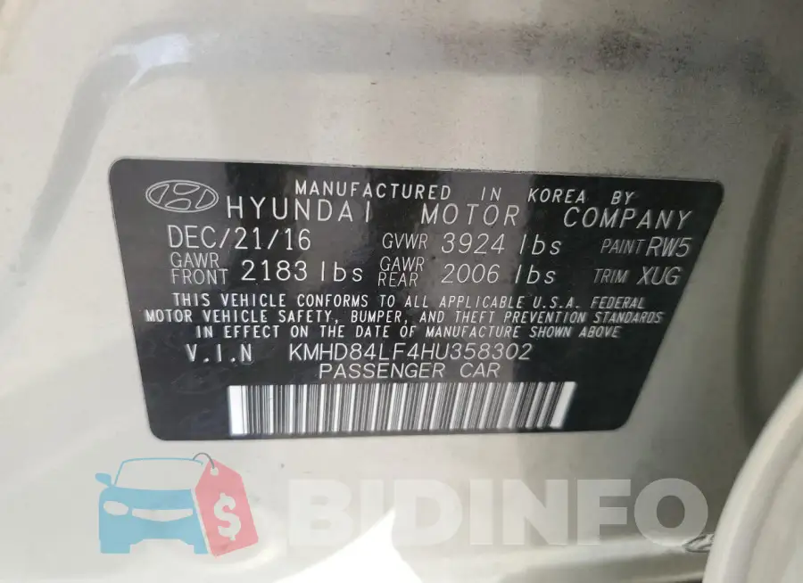 KMHD84LF4HU358302 Photo# 12