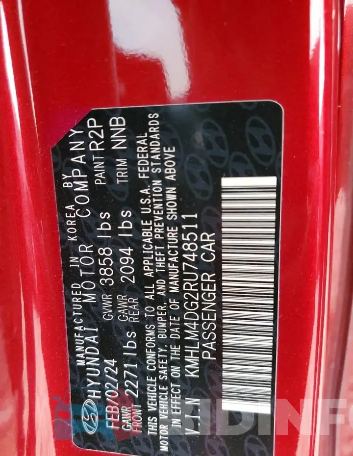 KMHLM4DG2RU748511 Photo# 12