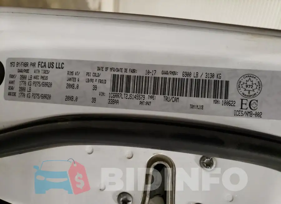 1C6RR7LT2JS145579 Photo# 12