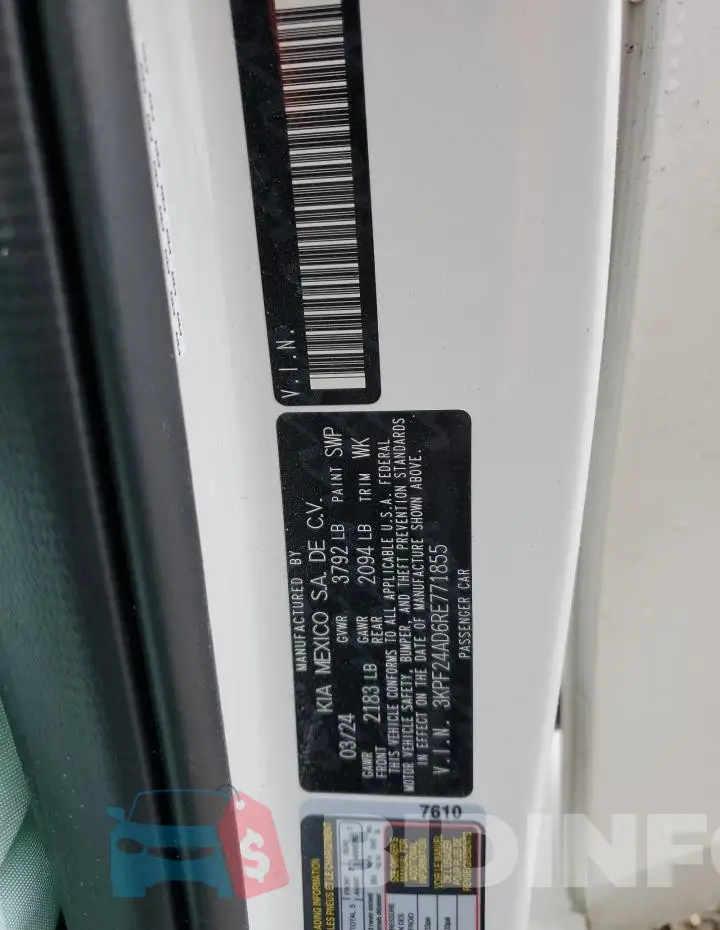 3KPF24AD6RE771855 Photo# 13