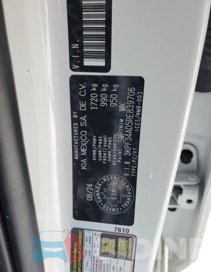 3KPF34AD5RE839706 Photo# 12
