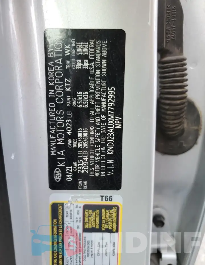 KNDJ23AUXM7792995 Photo# 13