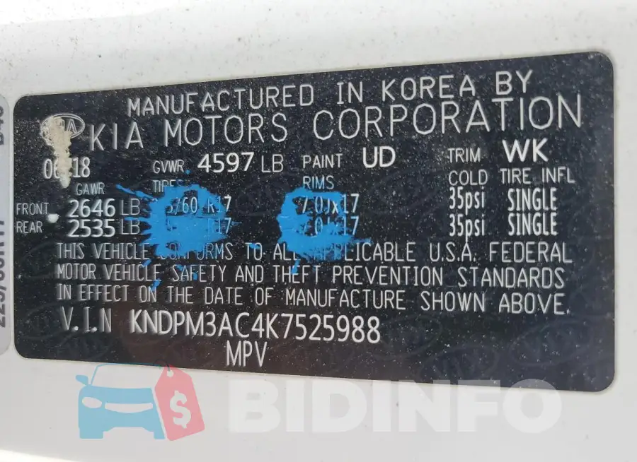 KNDPM3AC4K7525988 Photo# 14