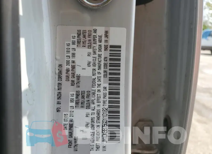 JM1DKBB75G0110182 Photo# 13