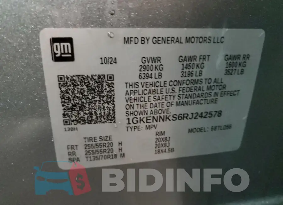 1GKENNKS6RJ242578 Photo# 13
