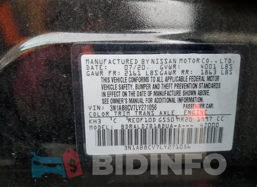 3N1AB8CV7LY271056 Photo# 12