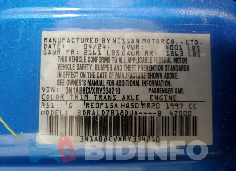 3N1AB8CVXRY334210 Photo# 13